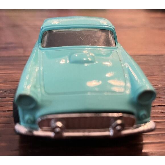 1988 Tootsie Toy Hard ‘56 FORD T-BIRD Teal Blue/Green Die Cast Metal Thunderbird - Picture 8 of 8